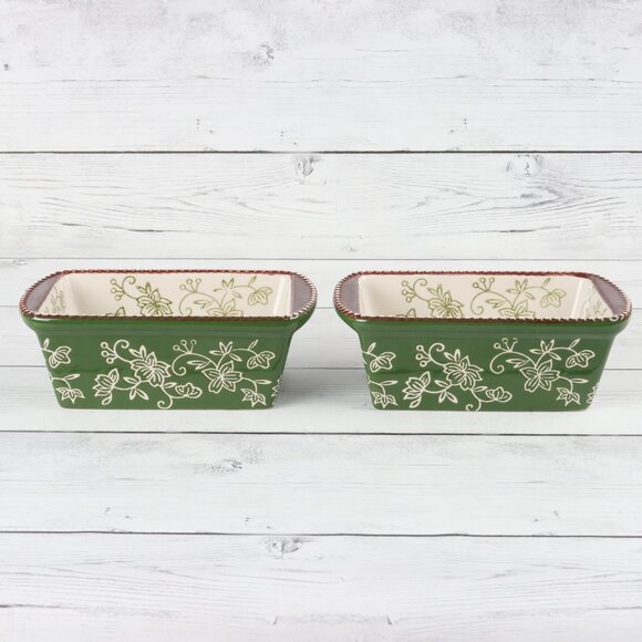 Temp-Tations Floral Lace 12 oz Ramekins with Cover & Metal Holder - Set of Two - Picture 6 of 13